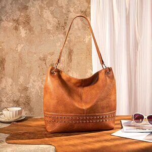 Hobo Bag Purses and Handbags for Women D-brown